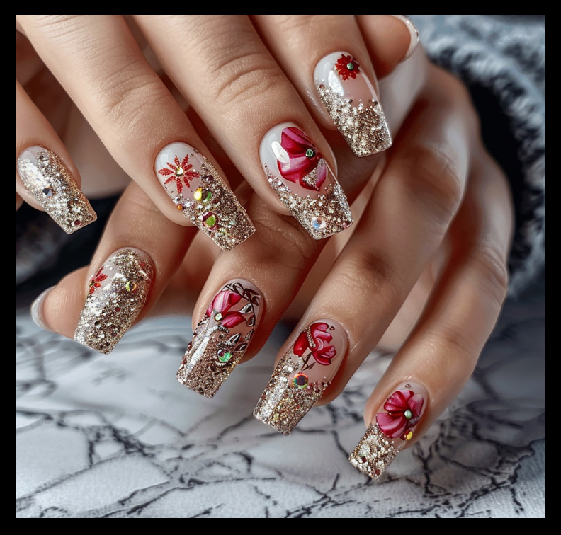 Top nail art designs in Gachibowli chrome nails