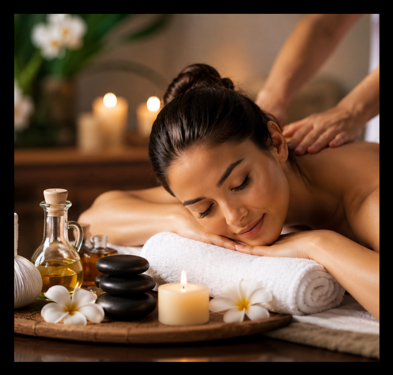 Luxury spa interior in Gachibowli for relaxation